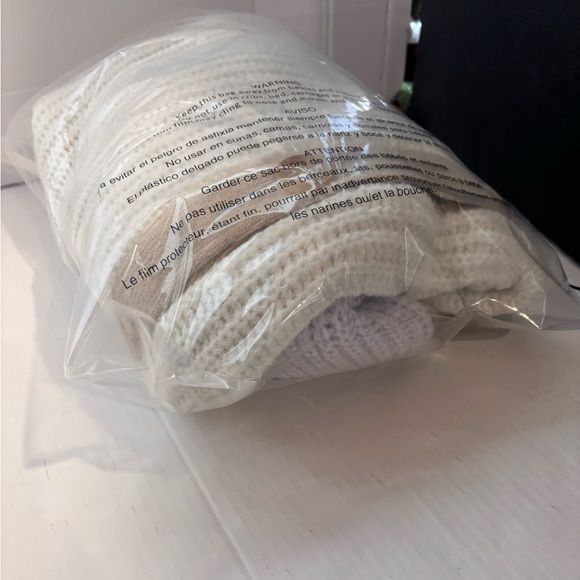 NWT Oversized Chunky Knit Pastel Colorblock Cardigan | Boho Chic Cozy Sweater - Picture 11 of 11